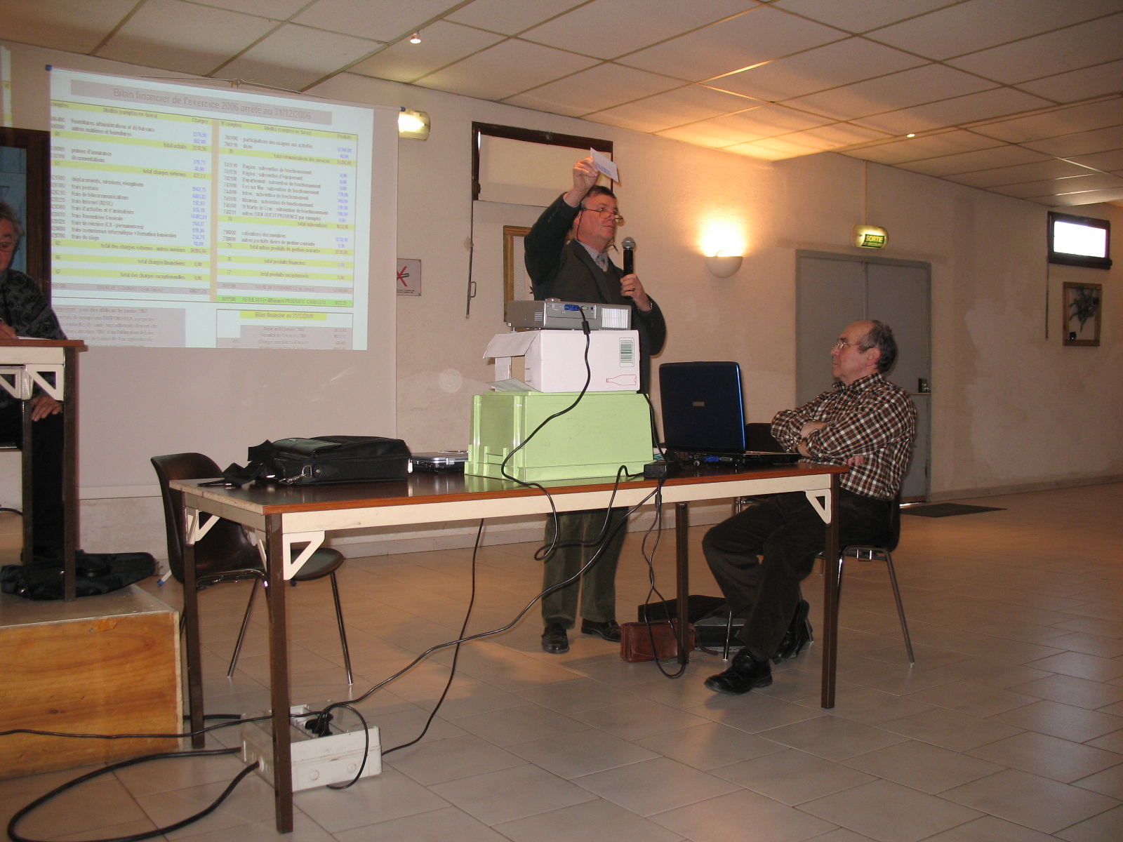 L'intervention du trsorier